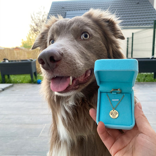Collier Portrait — Lui, toujours contre votre cœur