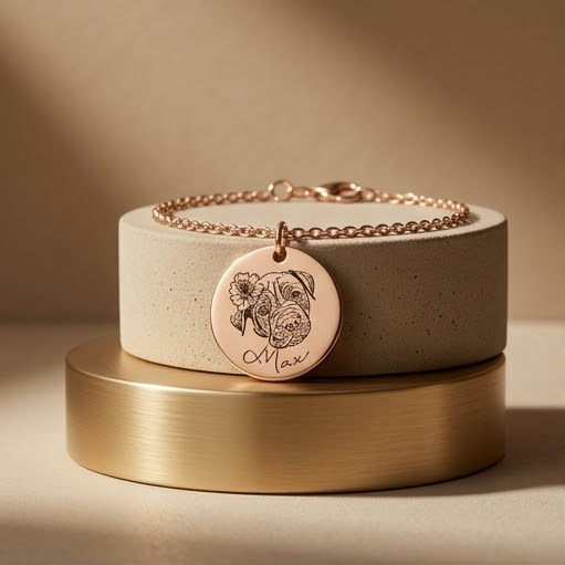 Bracelet Portrait — Son visage, à votre poignet pour toujours